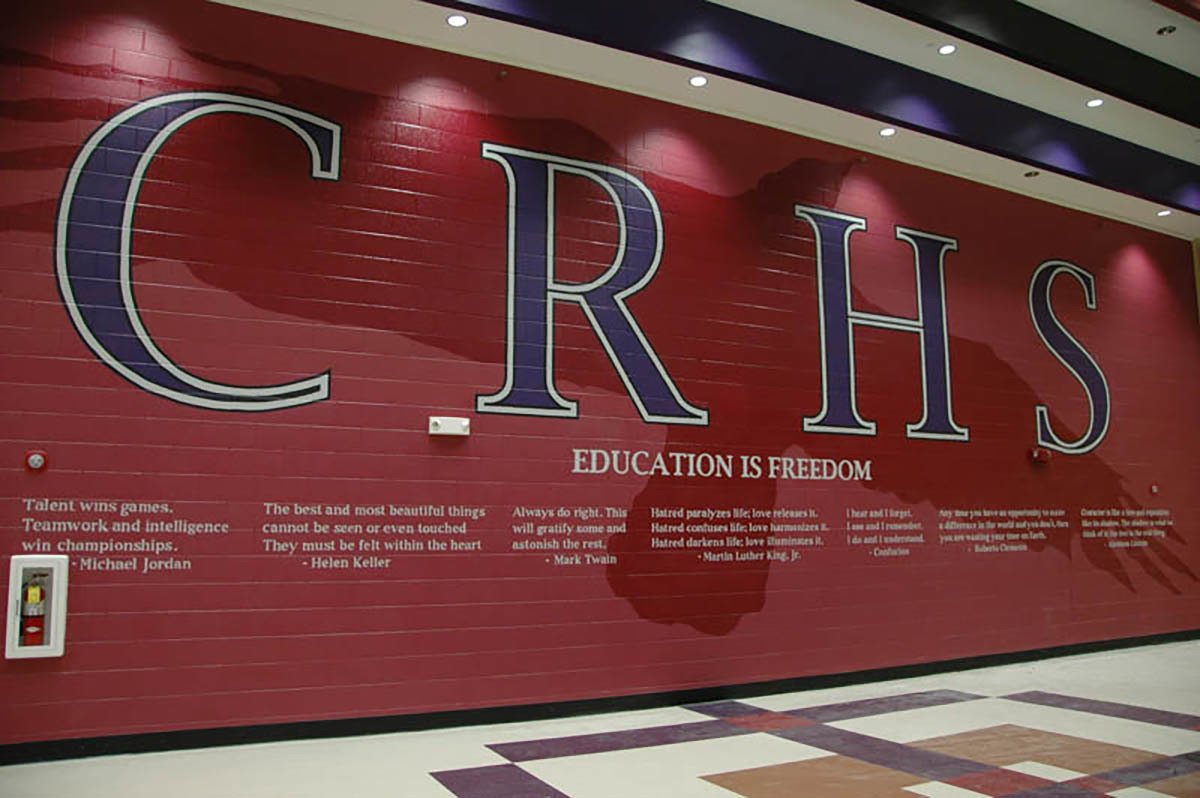 Cane Ridge High School Showcases Custom Interior Inspirational Mural