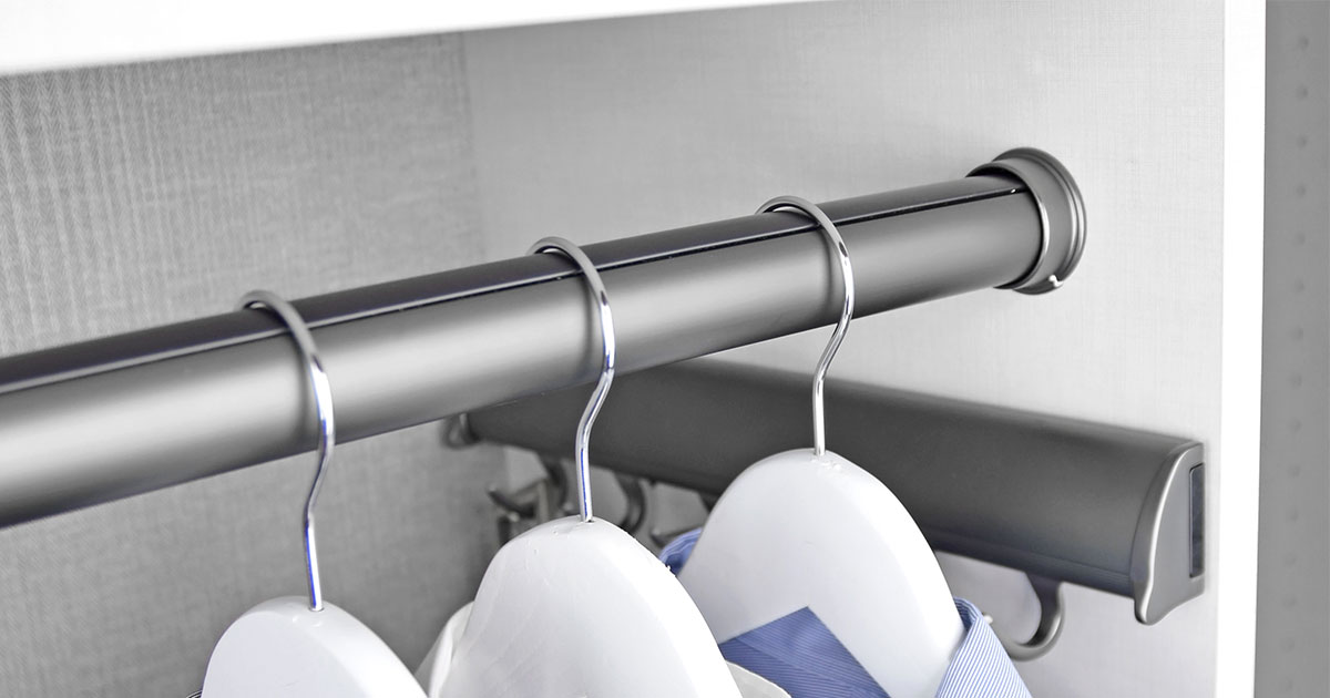 Custom Closet Round Vs Oval Closet Rods