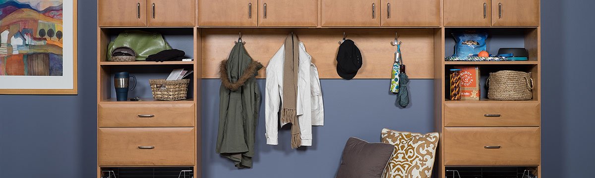 Custom Mudroom Cabinet Installation