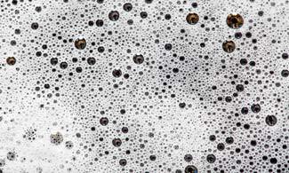 cleaning water bubbles