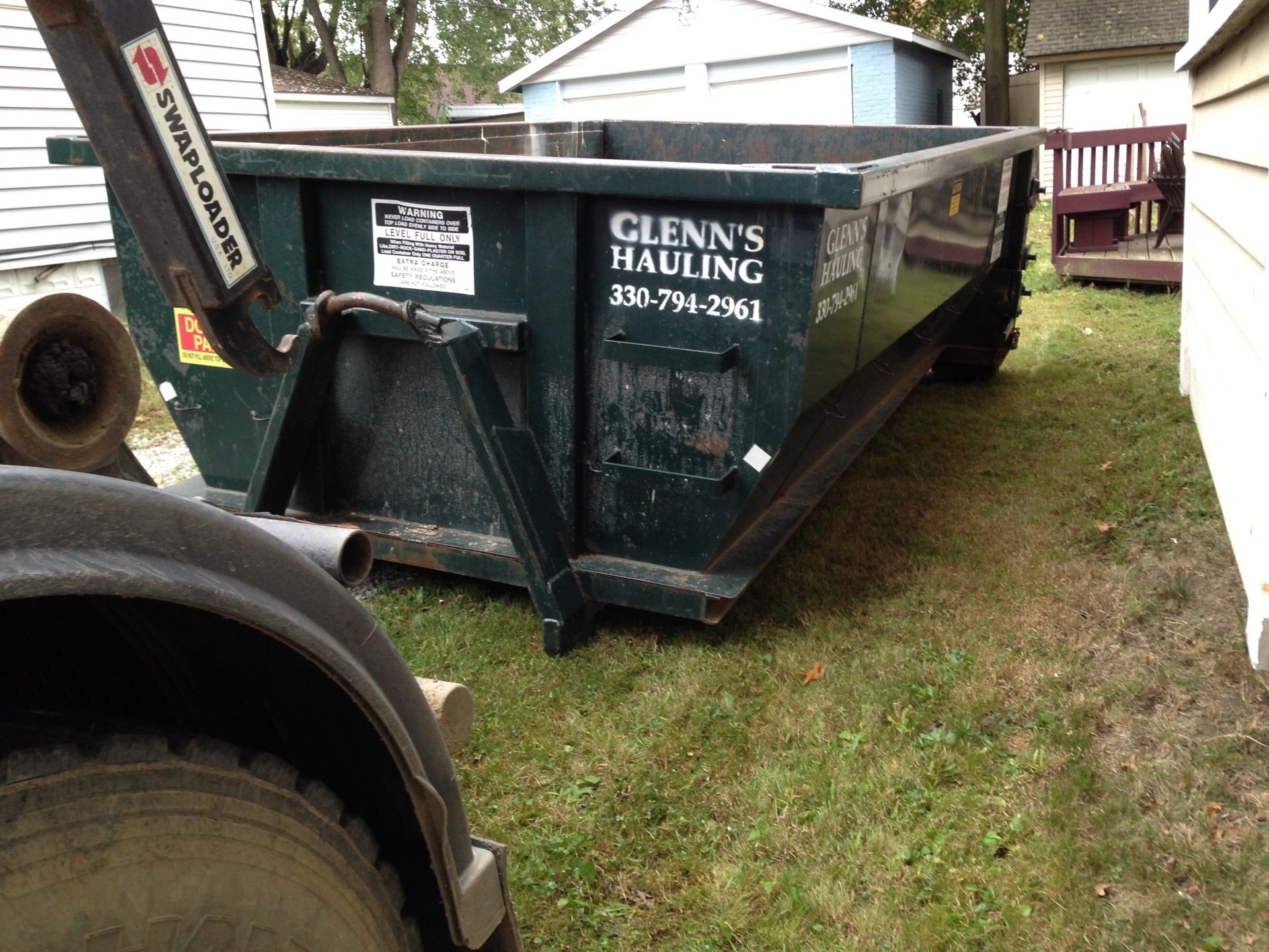 Cheap Dumpster Rental Akron, OH Glenn's Hauling