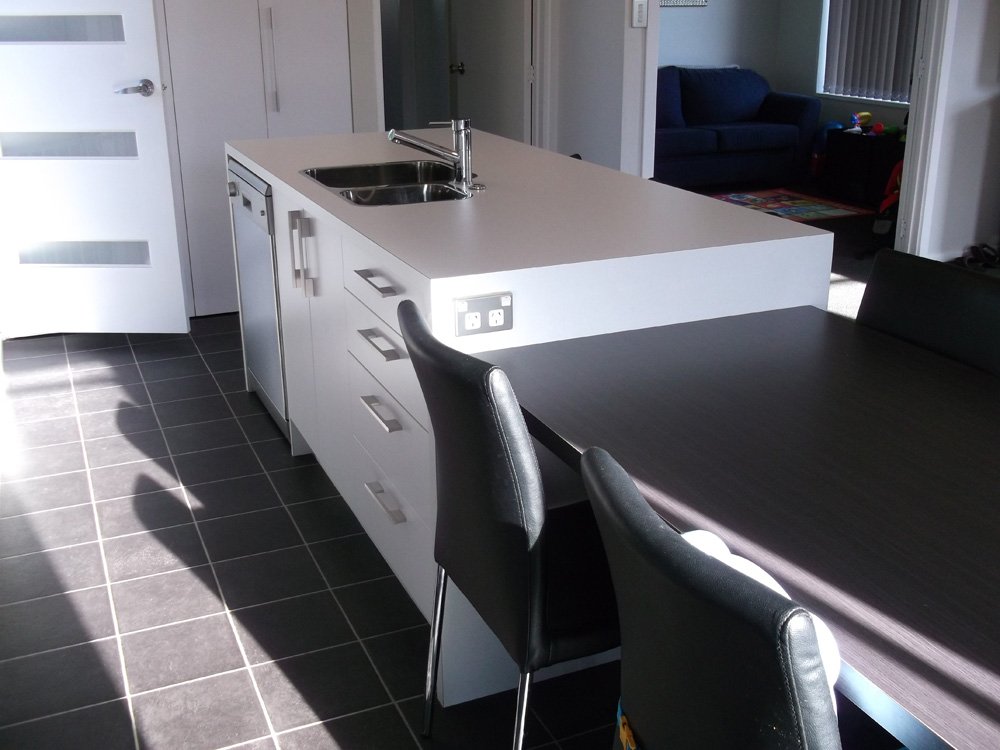 View of the kitchen fitted with various quality accessories in Christchurch