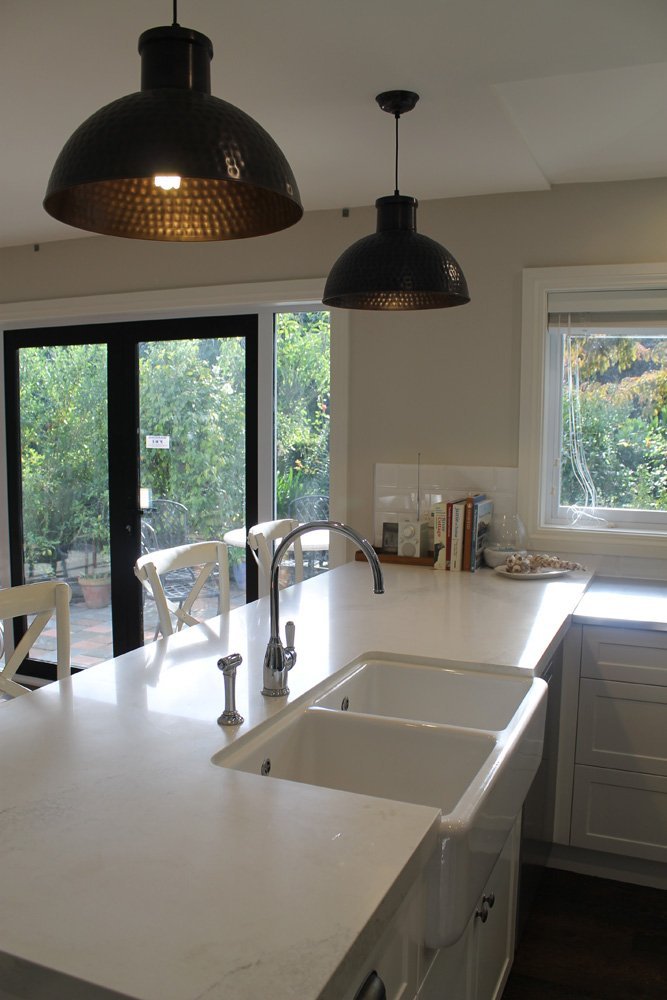 View of the kitchen fitted with various accessories in Christchurch