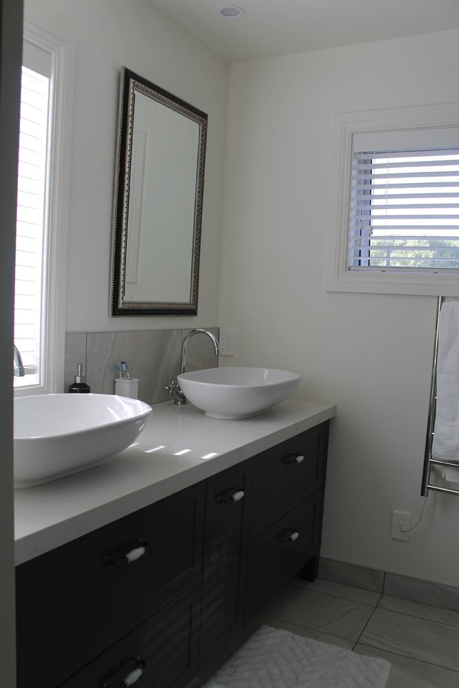 View of the bathroom fitted with various accessories in Christchurch