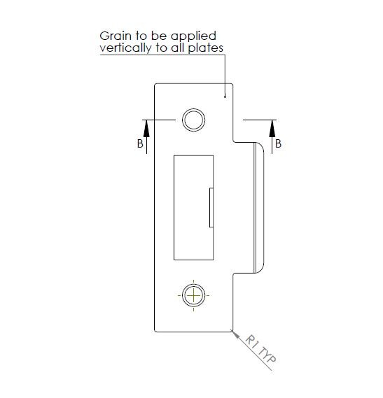 Push+Pull Arriva & Innova Handing & Latch Plates