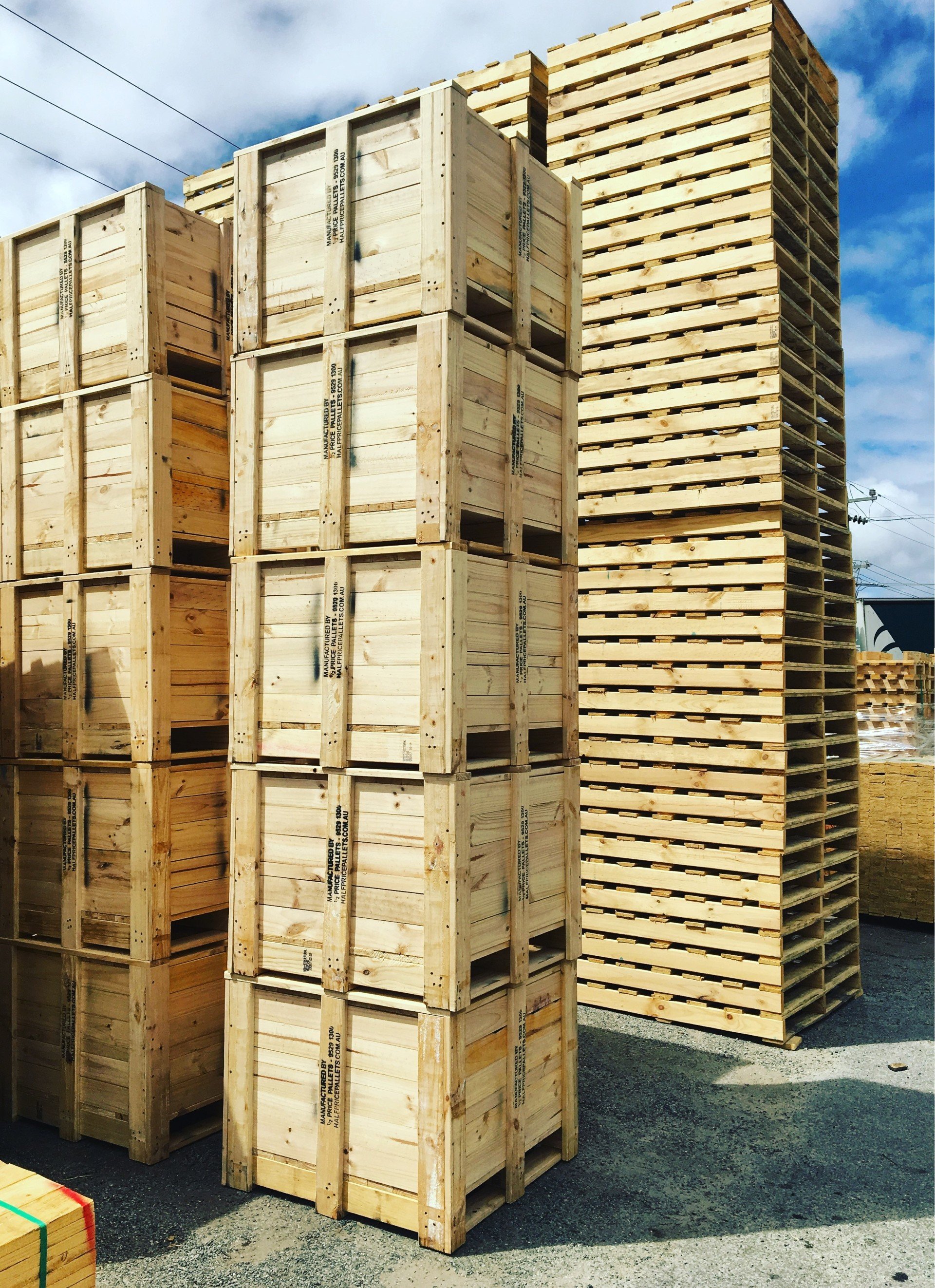 Timber Crates in Perth 1/2 Price Pallets
