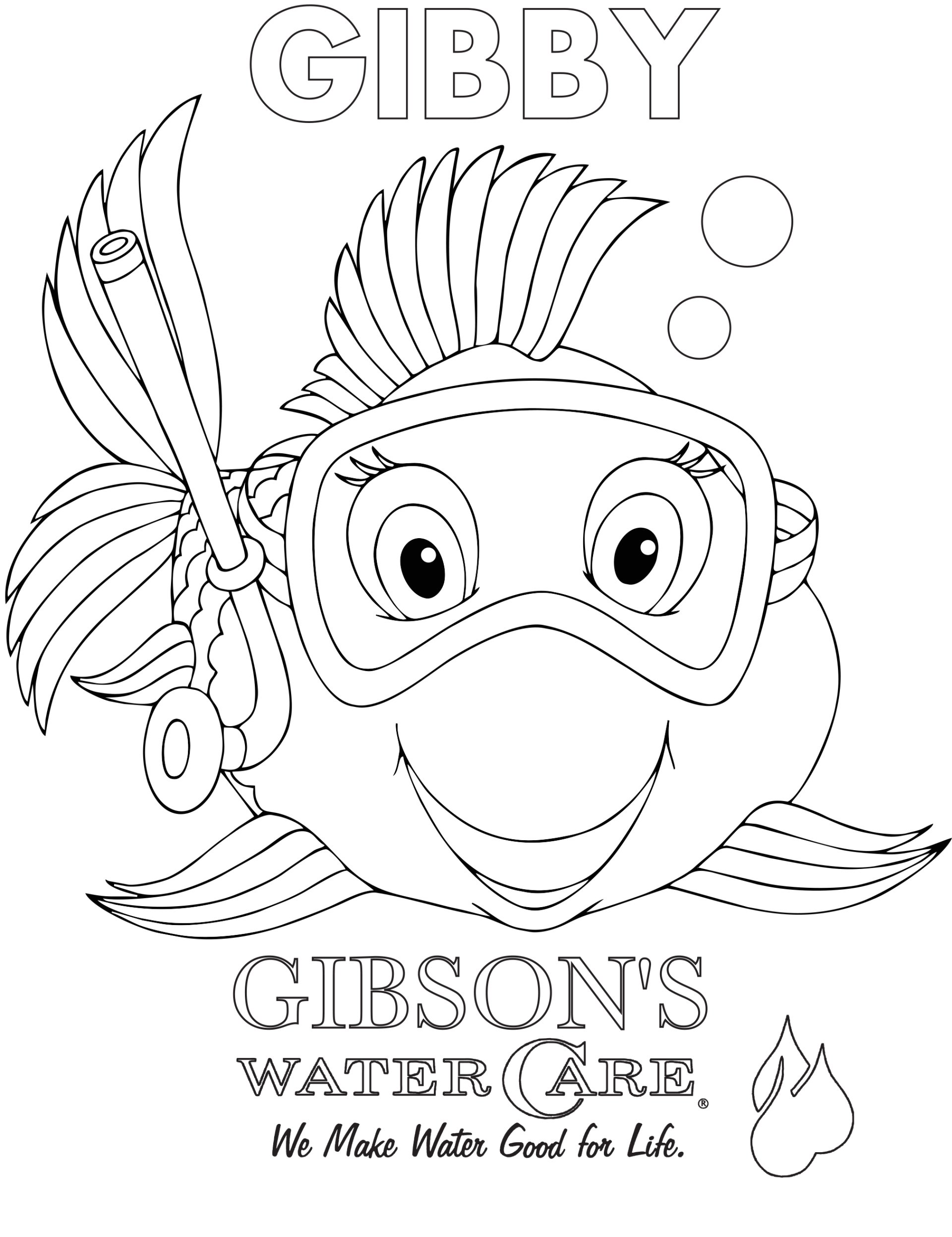 Have some fun with Gibby the Goldfish | Gibson's WaterCare