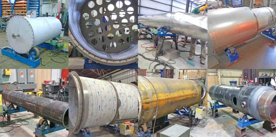 Tank Turning Rolls - 11,000 lb Capacity - All-Fab Corp.