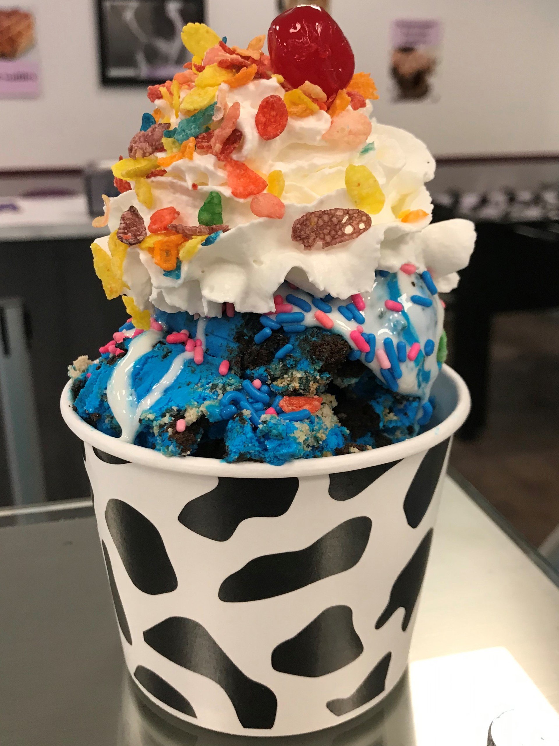 The Udder Bar Serving Premium Ice Cream