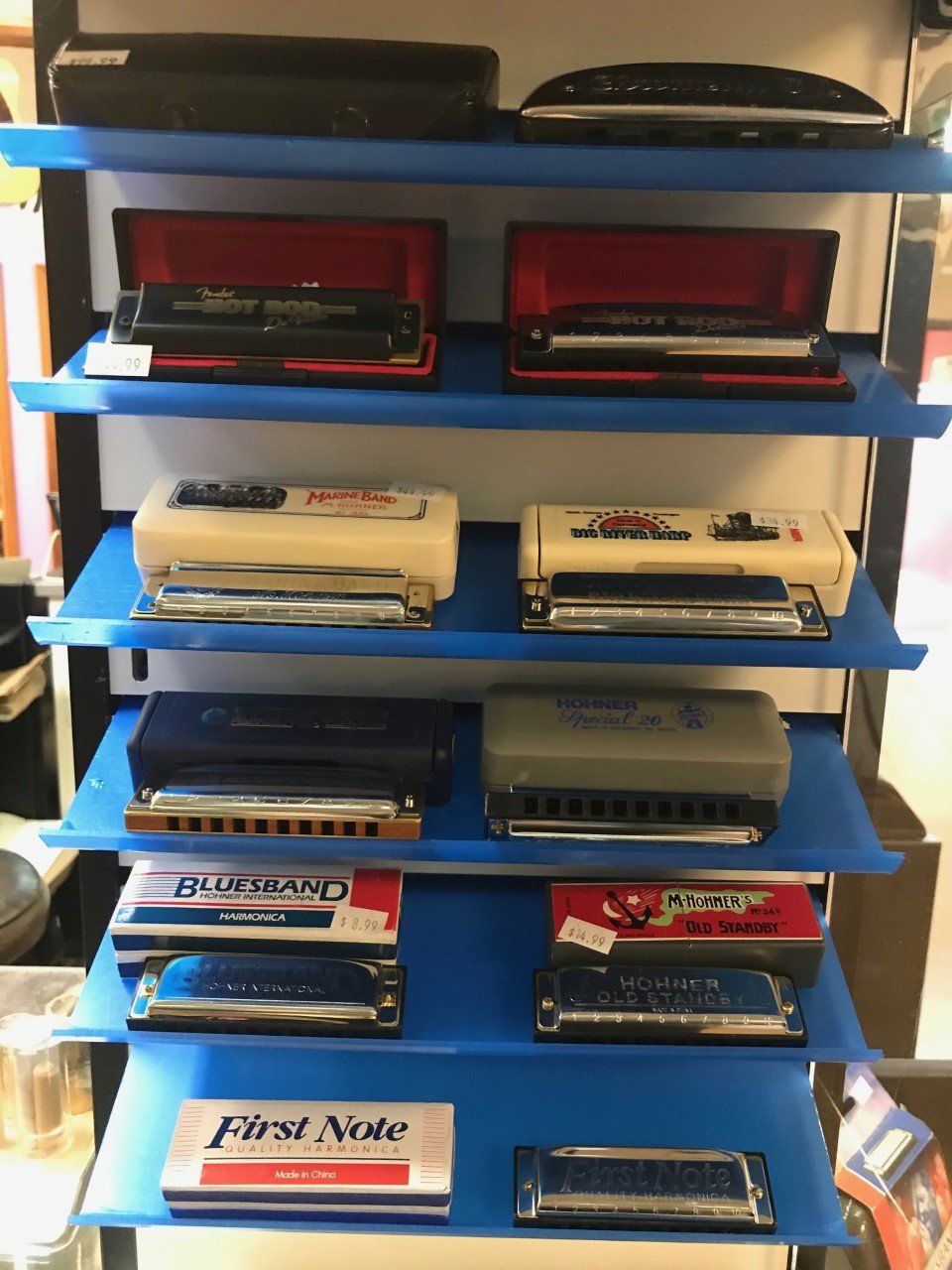 Top City Music New Harmonicas, Good Selection of Top Brands