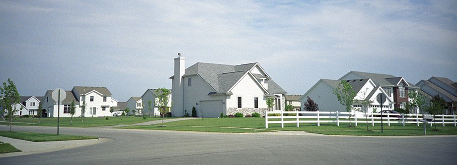 A neighborhood in Perth that received our green title land surveying services in Perth
