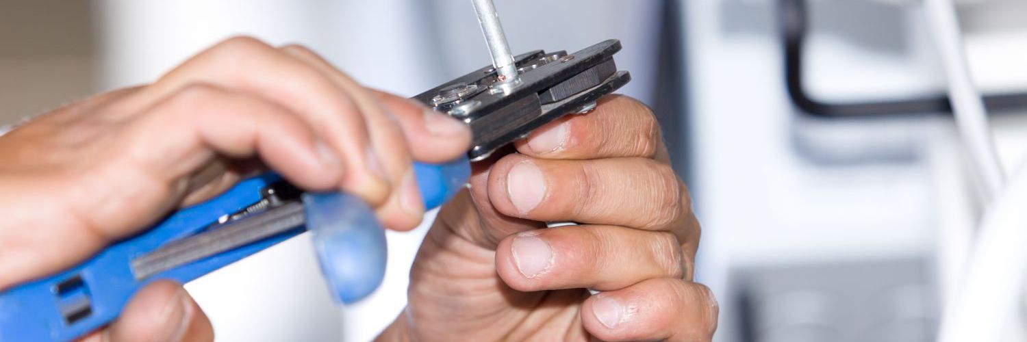 Electricians at work in Wellington