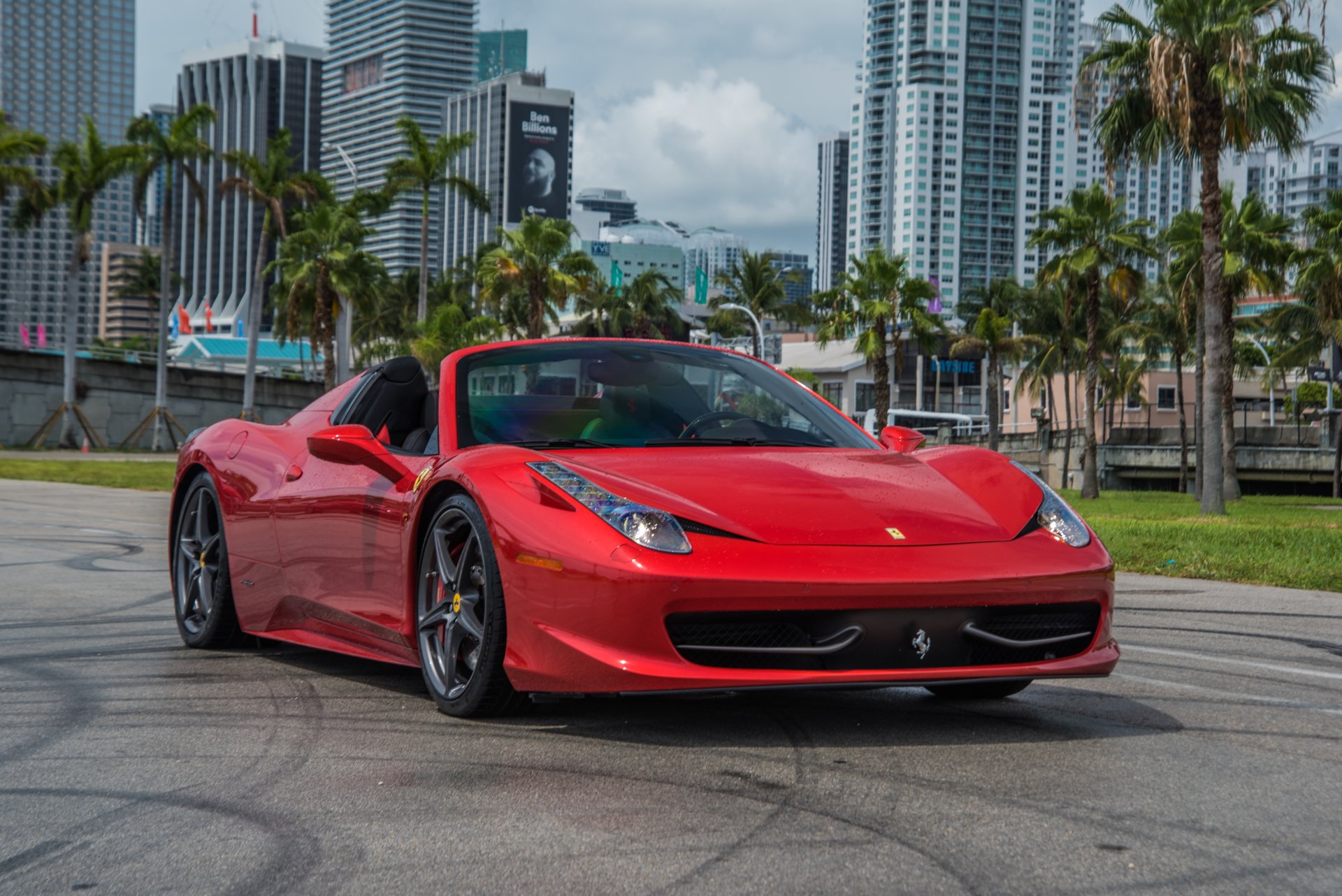 Ferrari 458 Coupe Rental in Miami. This Says Miami!