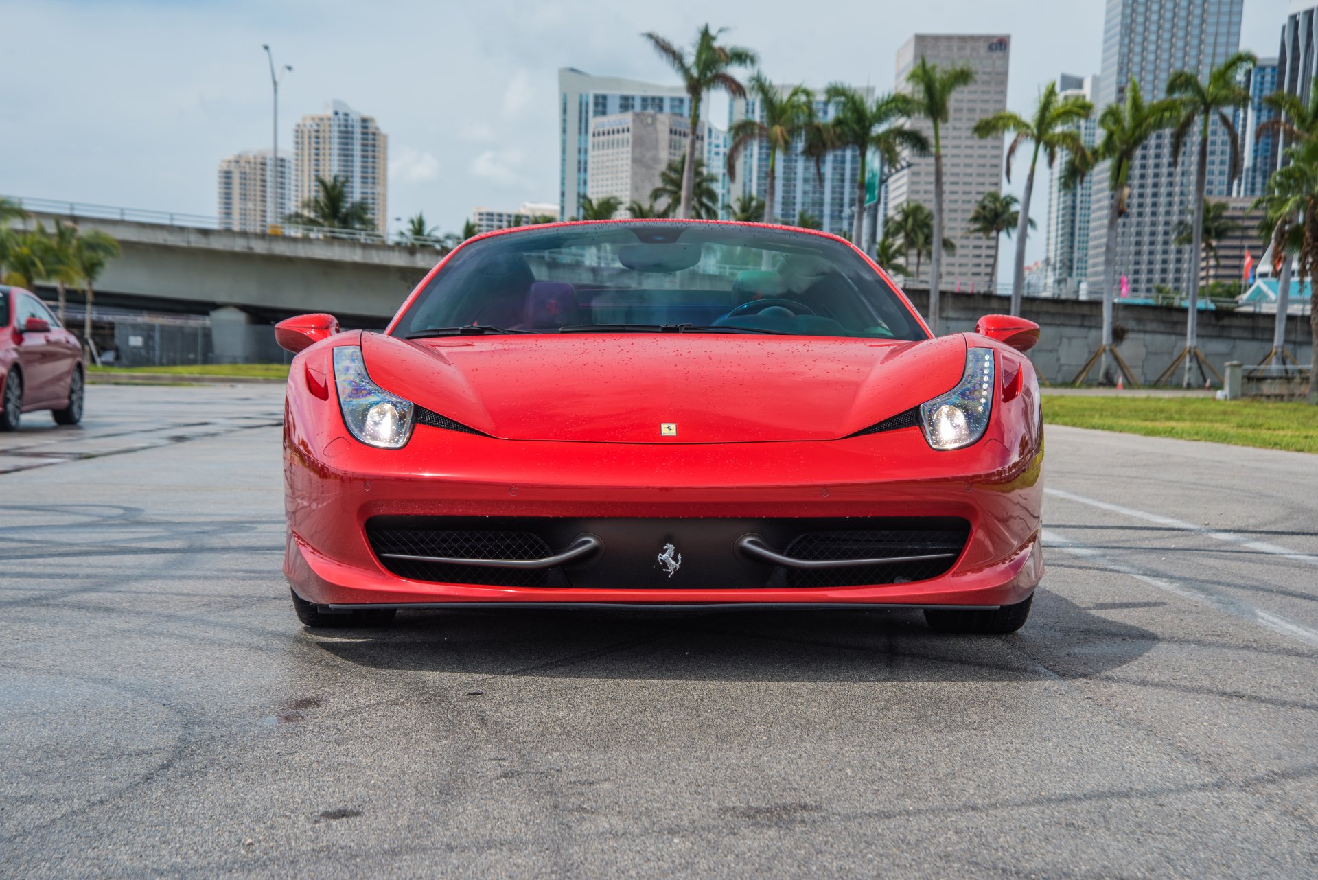 Ferrari 458 Coupe Rental in Miami. This Says Miami!