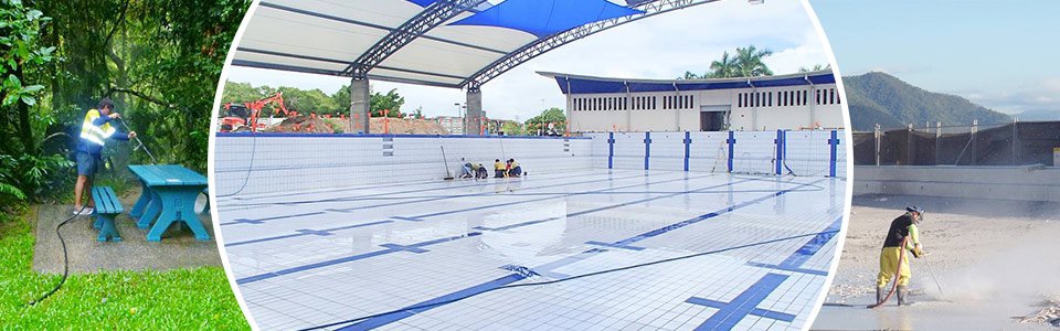 tooleys waterblasting work at pools