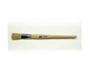Pennelli Piatti In Pura Setola Rex - Misura 16 - Confezione Da 12 Pezzi - Pennellessa Professionale Per Pittura E Verniciatura, Manico In Legno, Setola Bionda Naturale - 2