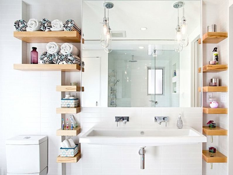 Bathroom shelving and storage