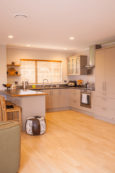 The kitchen was refreshed as part of this home renovation Taranaki kitchen renovation