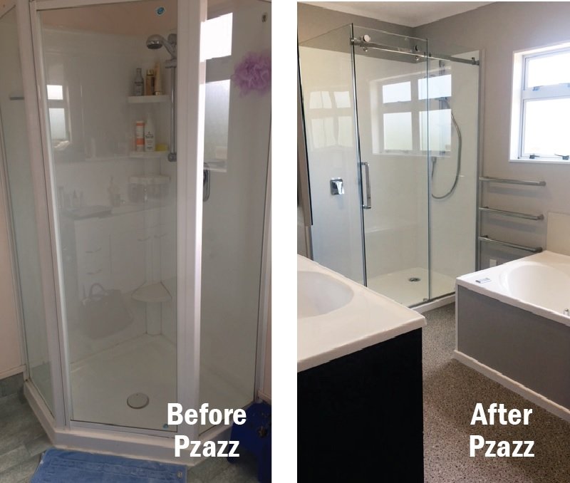 Darragh bathroom before and after