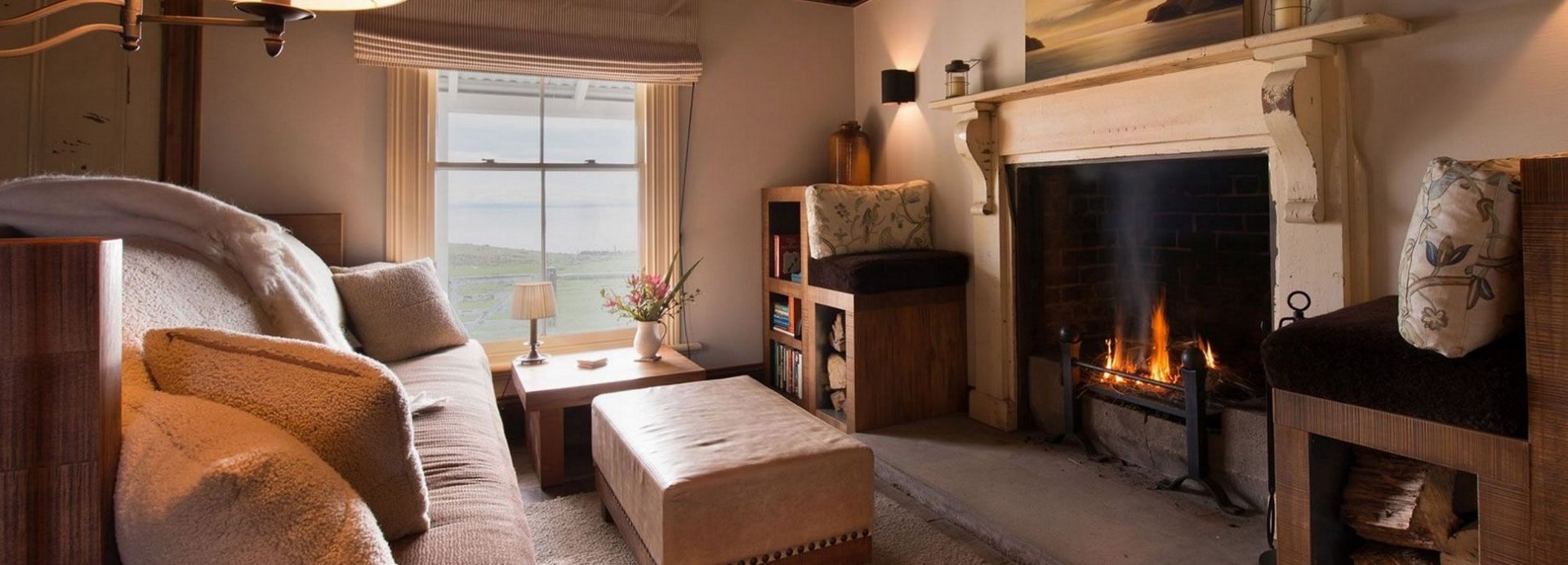 Even the Shepherd's Cottage has been sensitively restored Scrubby Bay Shepherds Cottage