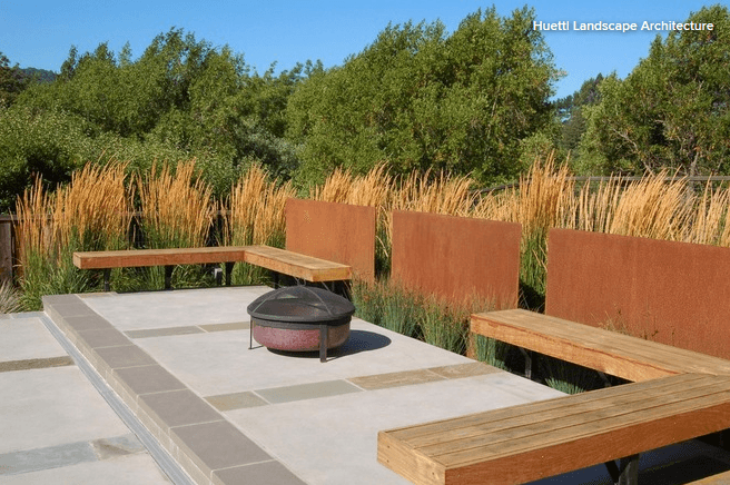 Walls and fences can help to define spaces Defining spaces