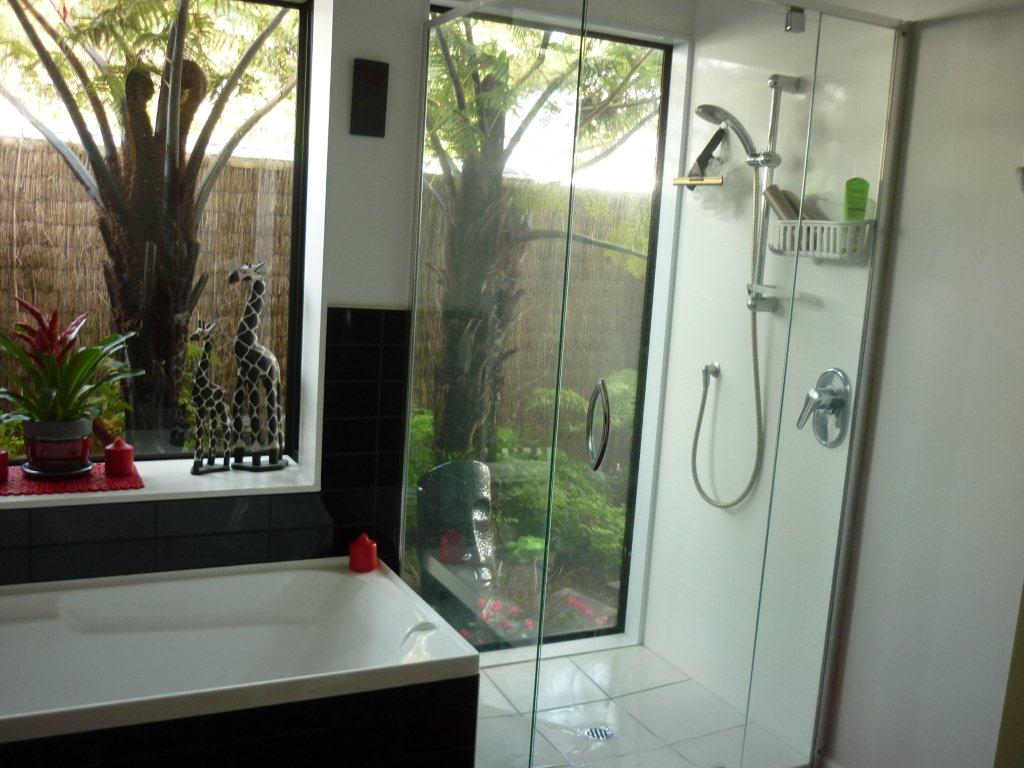 Using glass in the bathroom