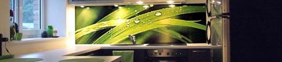 Photographic kitchen splashback