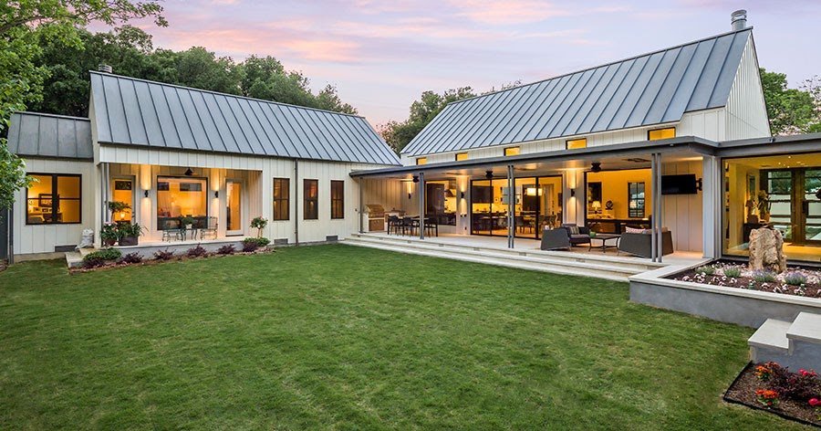 Long run iron roofing