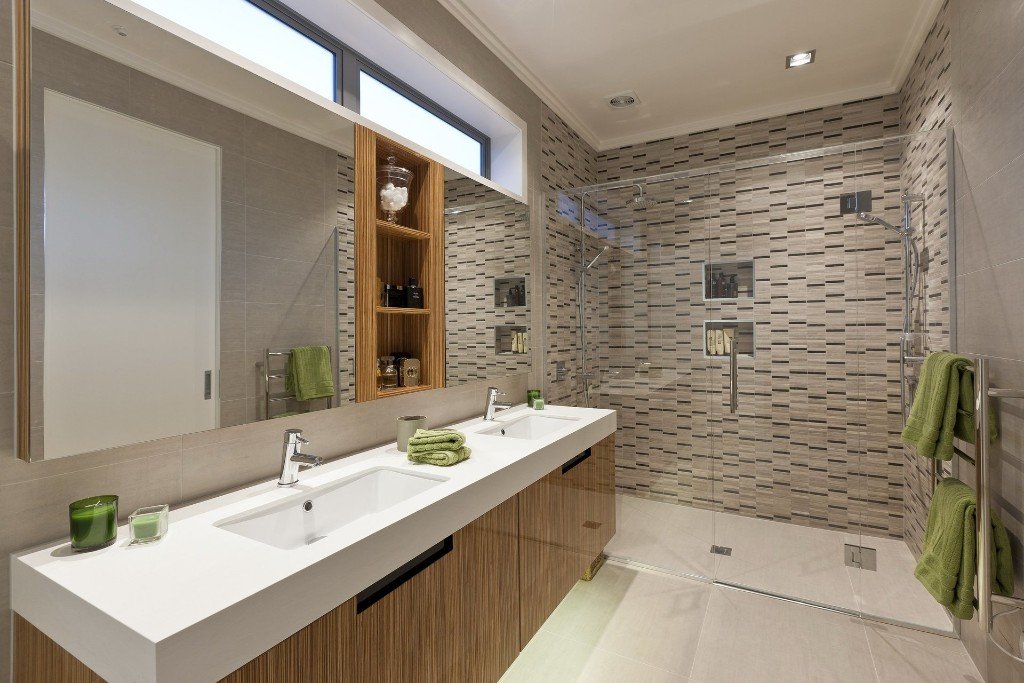 Contemporary bathrooms