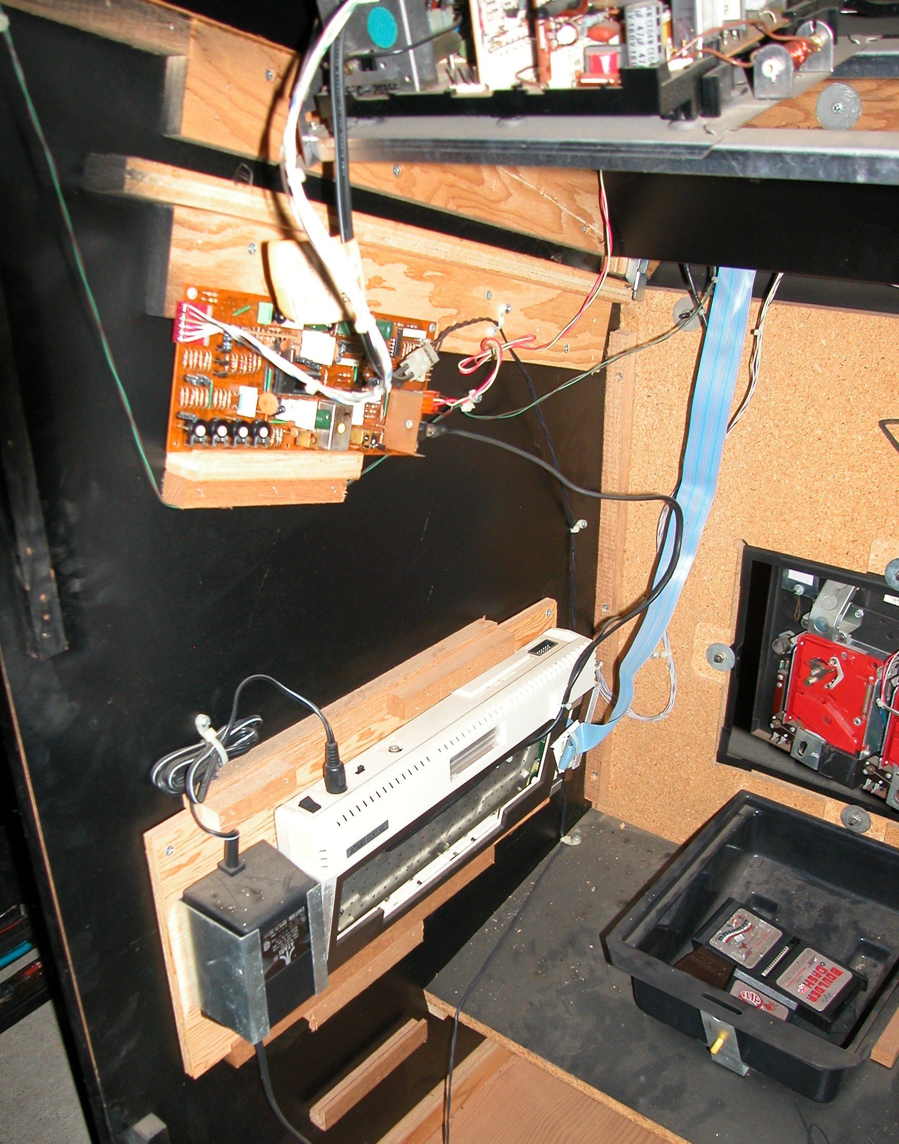 Exidy Combat Arcade Control Panel Games at the American Classic Arcade Museum - Exidy Max-A-Flex system