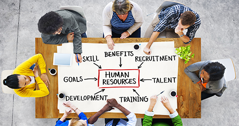 Professional discussing about human resource planning