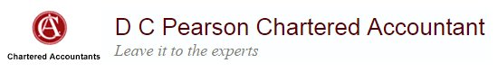 d c pearson chartered accountant logo