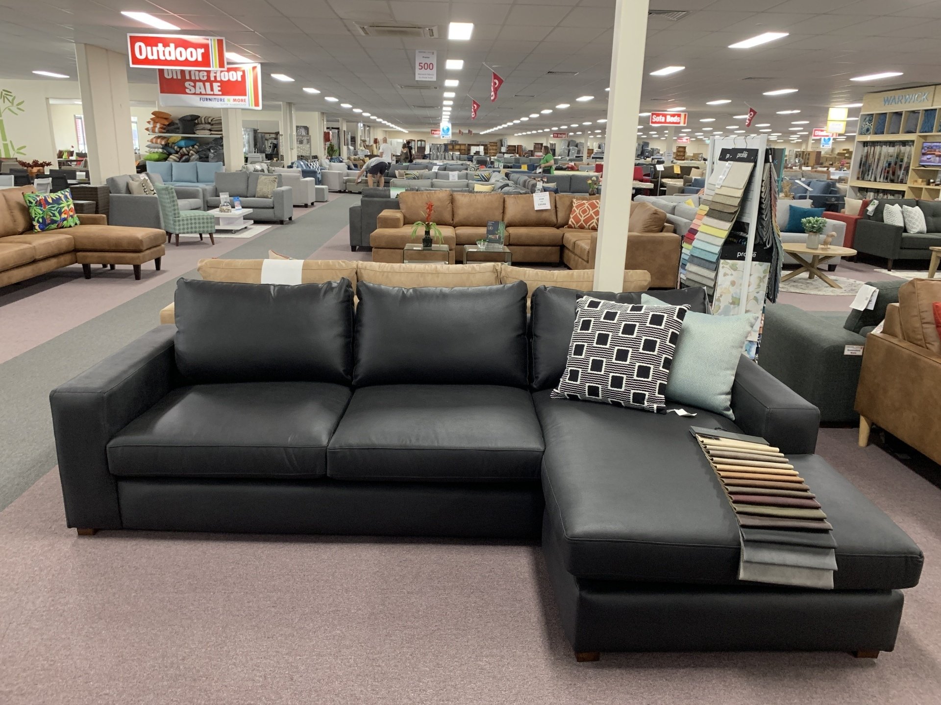 Fabric Sofas for Brisbane Furniture ‘N’ More Super Warehouse