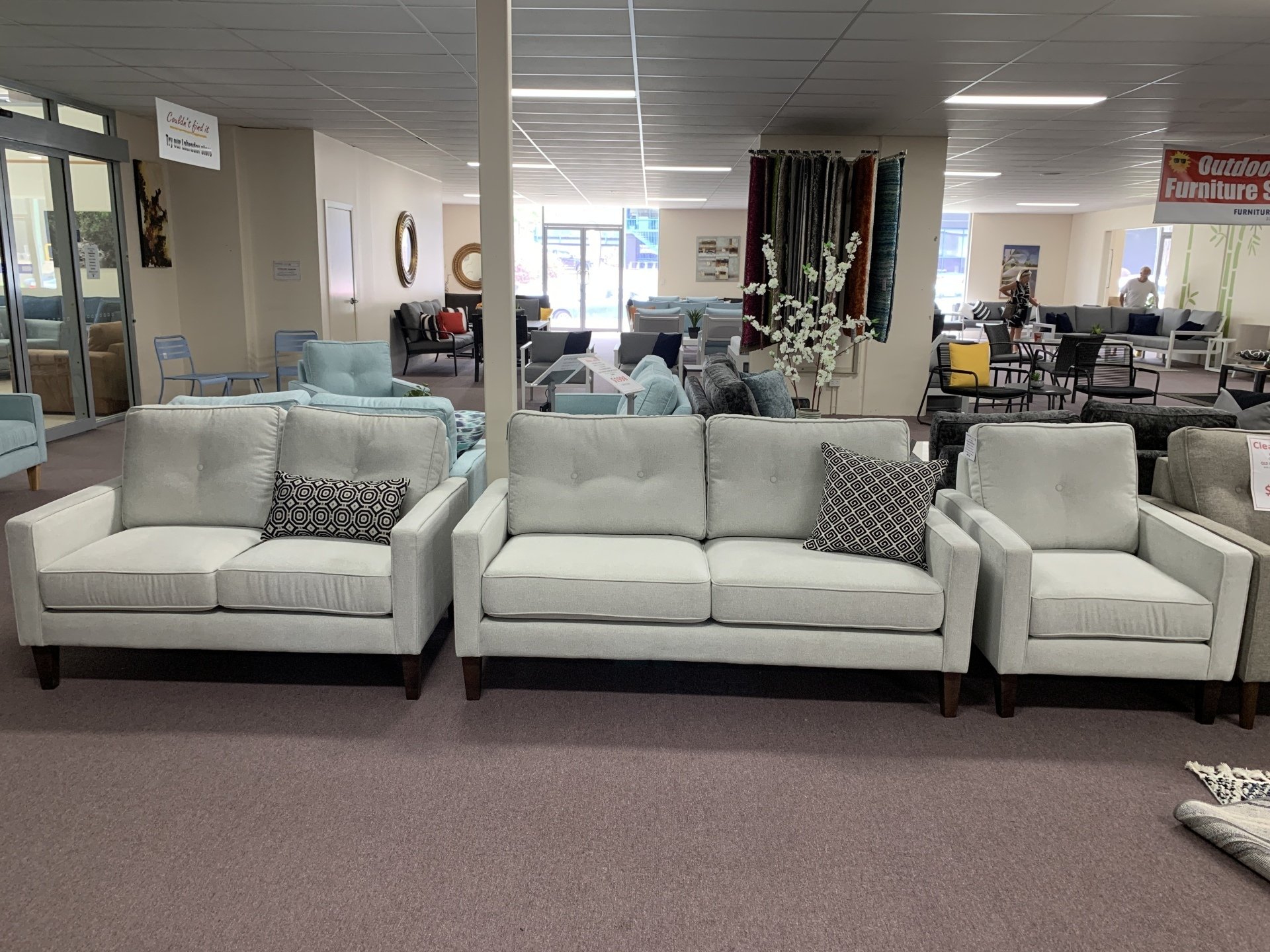 Fabric Sofas for Brisbane Furniture ‘N’ More Super Warehouse