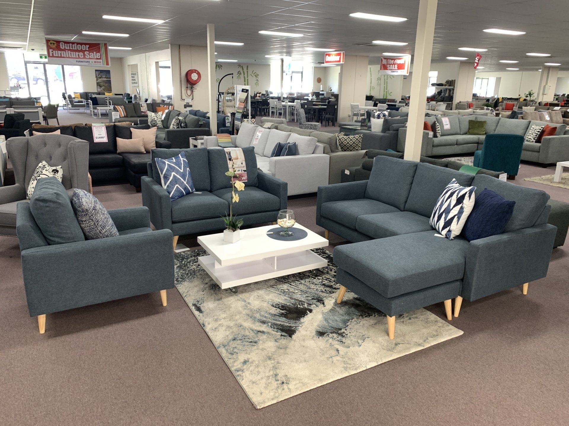 Fabric Sofas for Brisbane Furniture ‘N’ More Super Warehouse