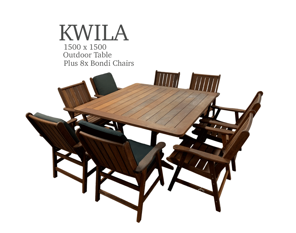 Timber Outdoor Furniture on the Gold Coast Furniture N More Super