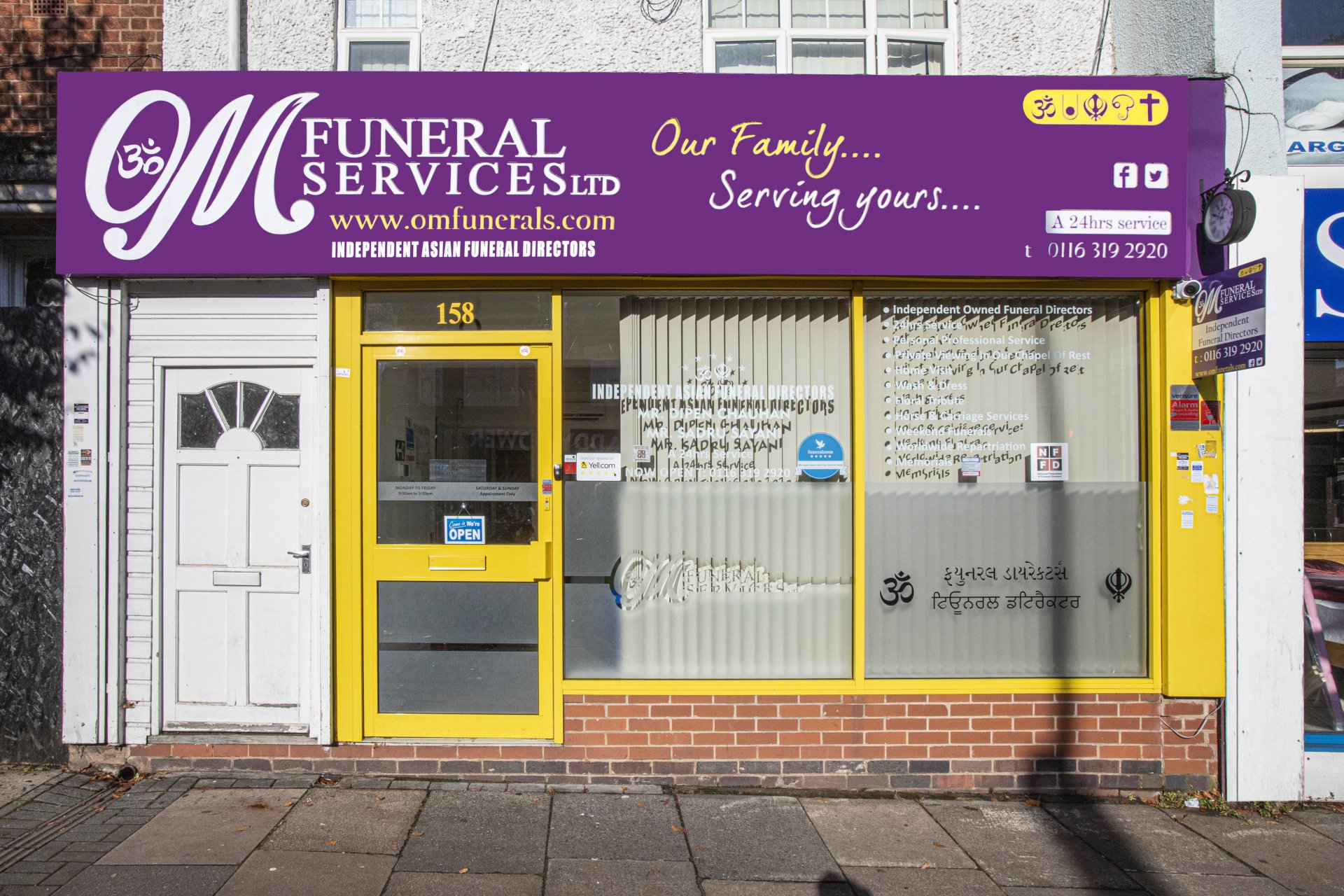 Funeral costs Om Funeral Services Ltd in Leicester