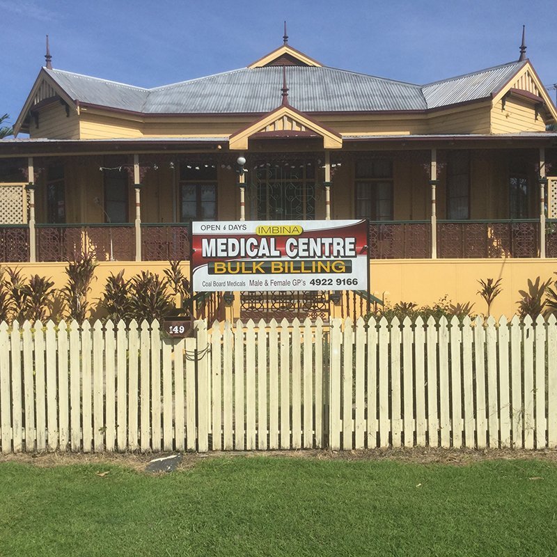 View of the entry to the Imbina Medical Centre