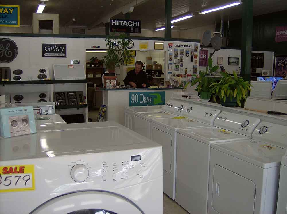 Sales Showroom Steve's A to Z Appliance Repair