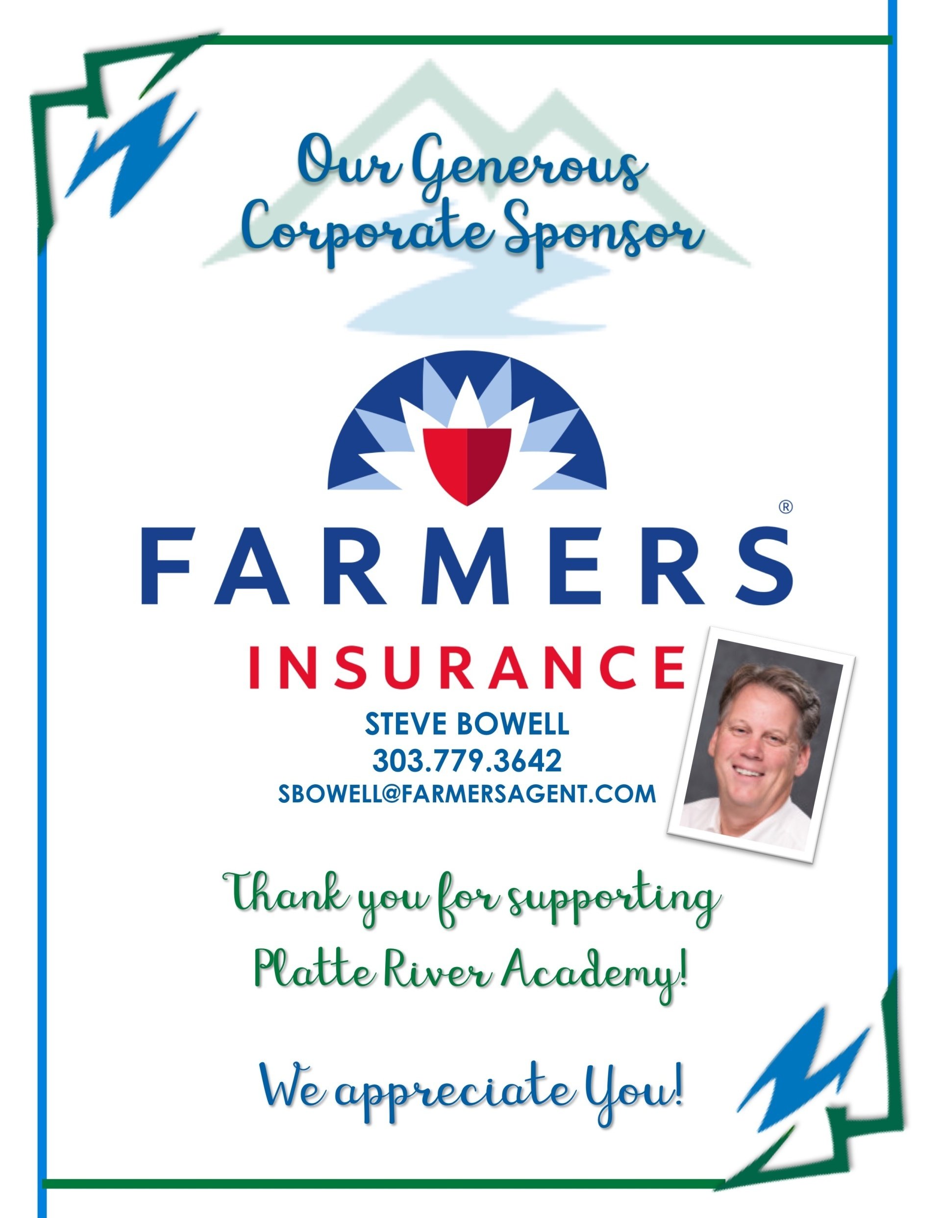 Thank you Farmer's Insurance