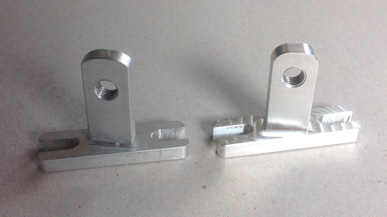view of aluminium hook