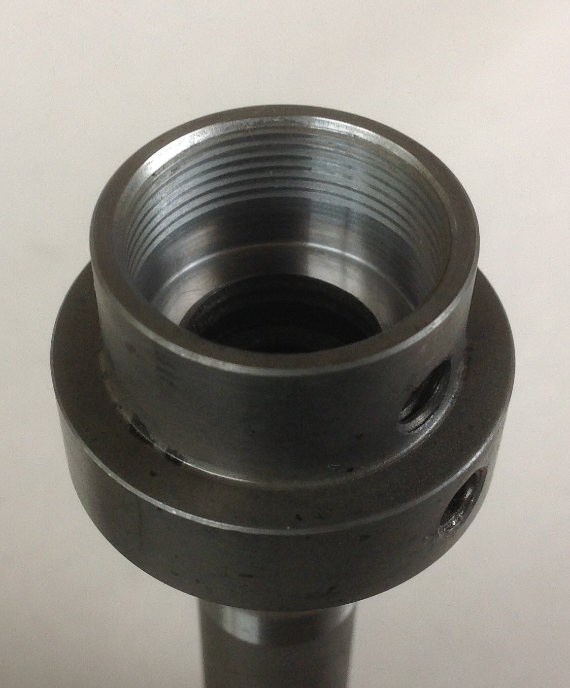 View of a black color object