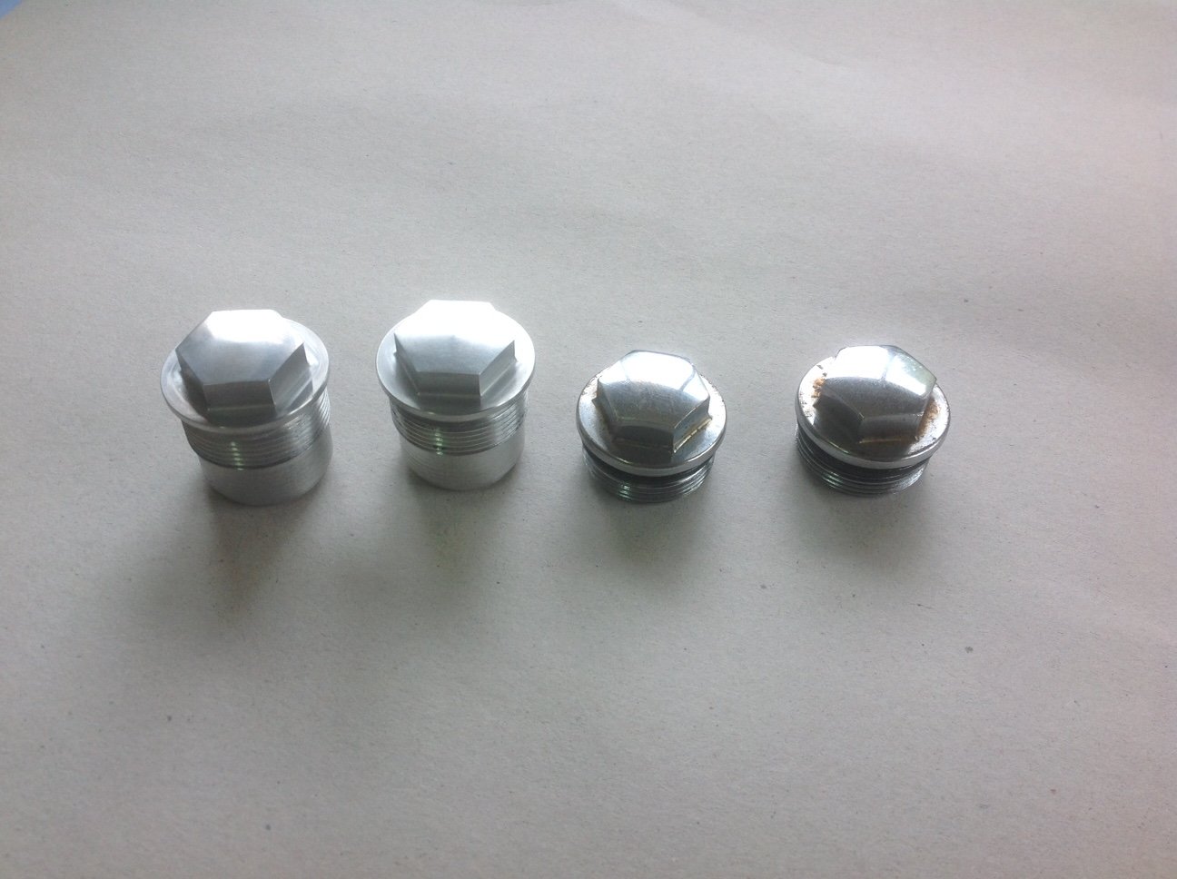 view of different types of bolts