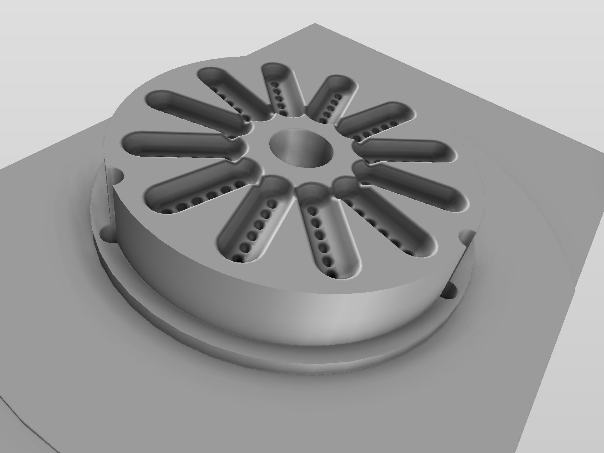 view of the casting object