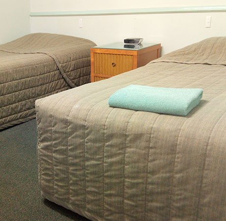 standard twin share room accommodation 