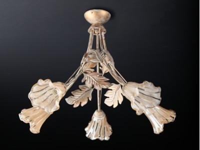 Plafoniere Fiori : Vendita plafoniere genova arte del lampadario