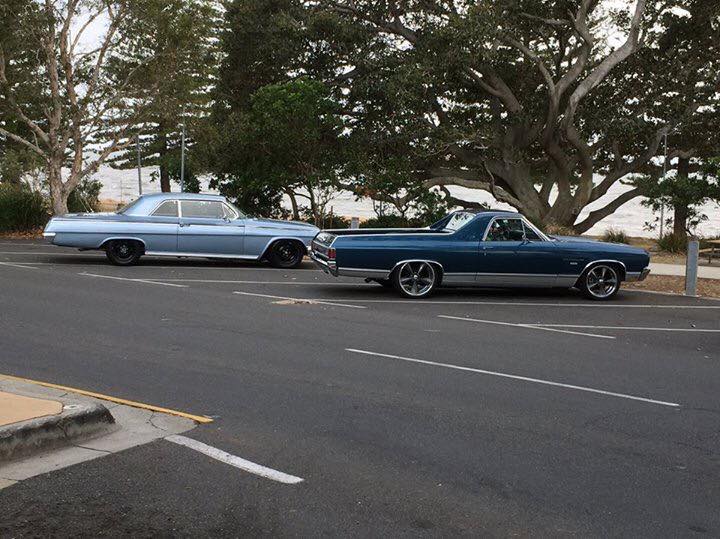 cars parked on the road