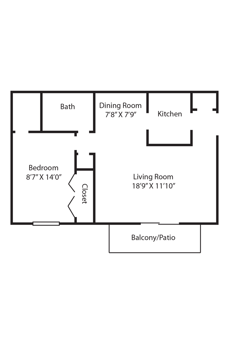 Floorplans Andover Park Apartments Valparaiso, IN