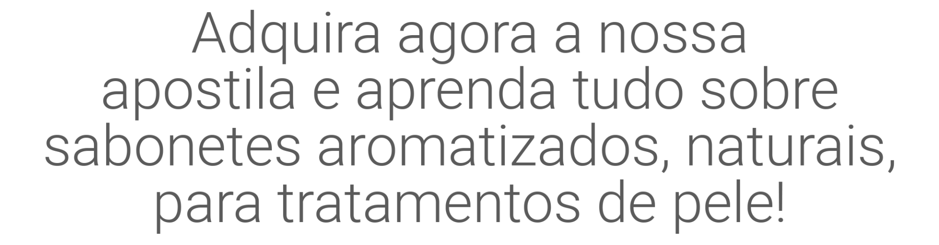 Sabonetes Artesanais e Caseiros