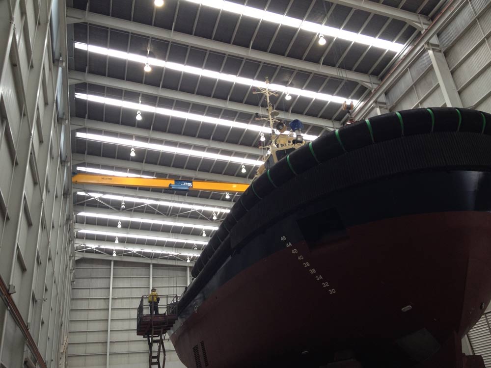 commercial roofing project